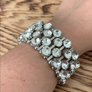 Blingy diamond crystal bracelet.